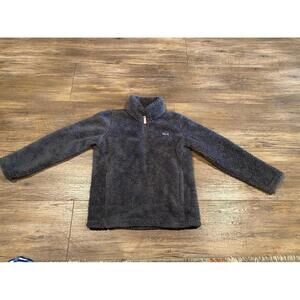 Patagonia Girls Grey Pullover Sweatshirt Jacket Sz M EUC